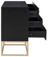 Maxine Dresser, Rich Black Finish
