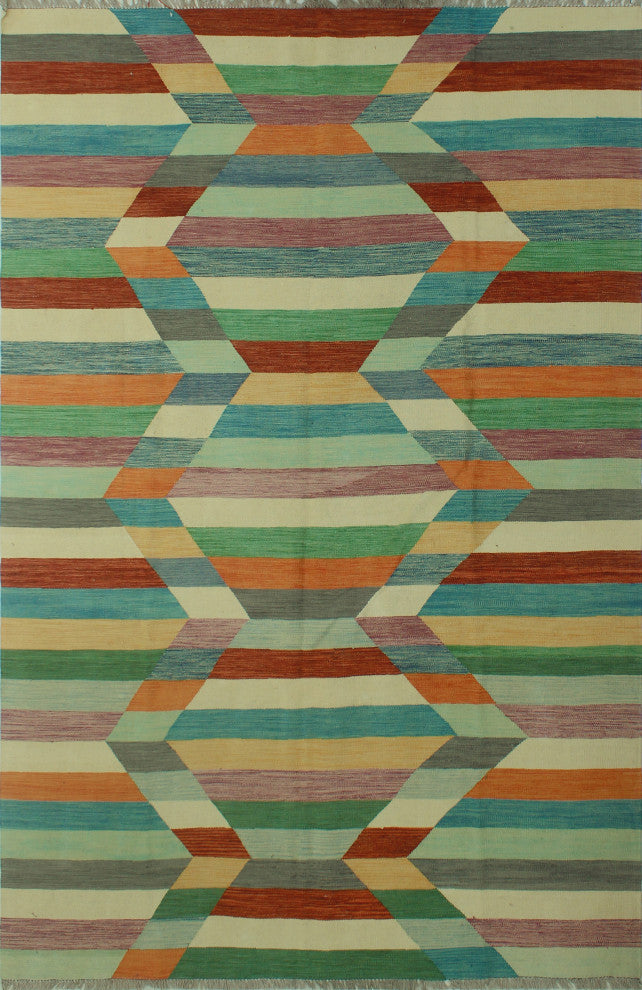 Winchester Kilim Tye Ivory Rug