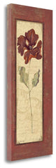 "Crimson Petals I" By Jo Moulton, Giclee Print on Gallery Wrap Canvas
