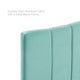 Tufted Headboard, King Size, Velvet, Blue, Modern Contemporary, Bedroom Master