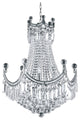 Artistry Lighting Corona Collection Hanging Crystal Chandelier 20x28, Chrome