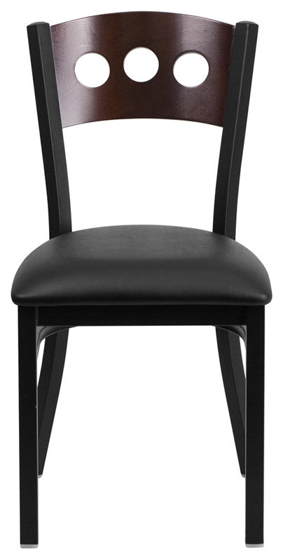 Black Restaurant Chair, Black