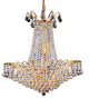 Artistry Lighting Victoria Ball Collection Crystal Chandelier, Gold, 16"x16"