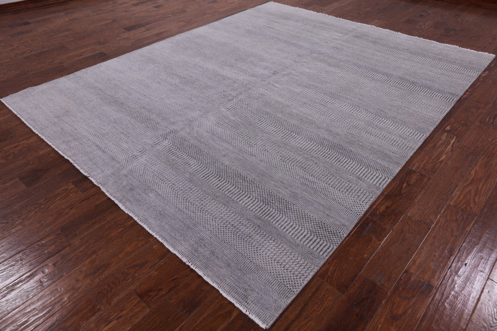 8' 1" X 10' 1" Savannah Gabbeh Wool and Silk Area Rug Q4549