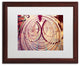 Jason Shaffer 'Wheels' Matted Framed Art, Wood Frame, White Mat, 20x16
