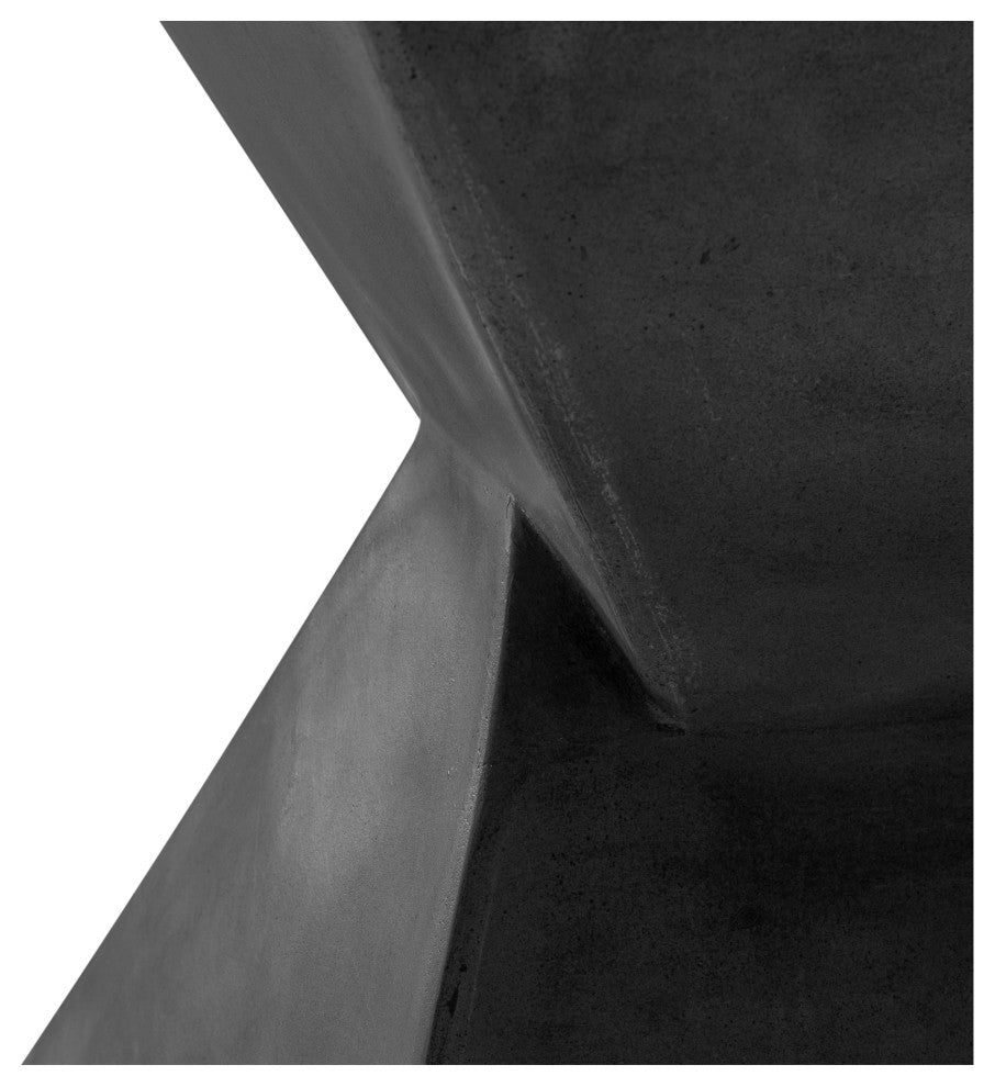 Contemporary Xero Concrete Stool Lava Grey - Grey