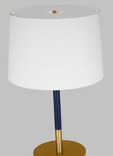 Monroe 1-Light Indoor Table Lamp, Burnished Brass Gold