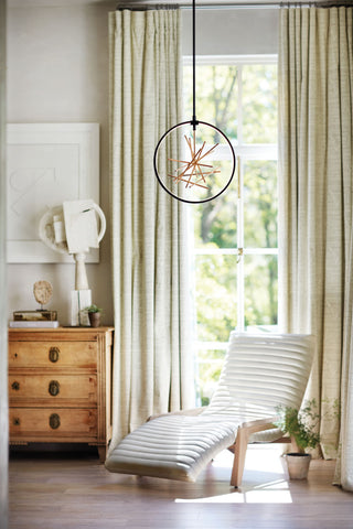 Fredrick Ramond Styx Large Open Frame Pendant, Black*