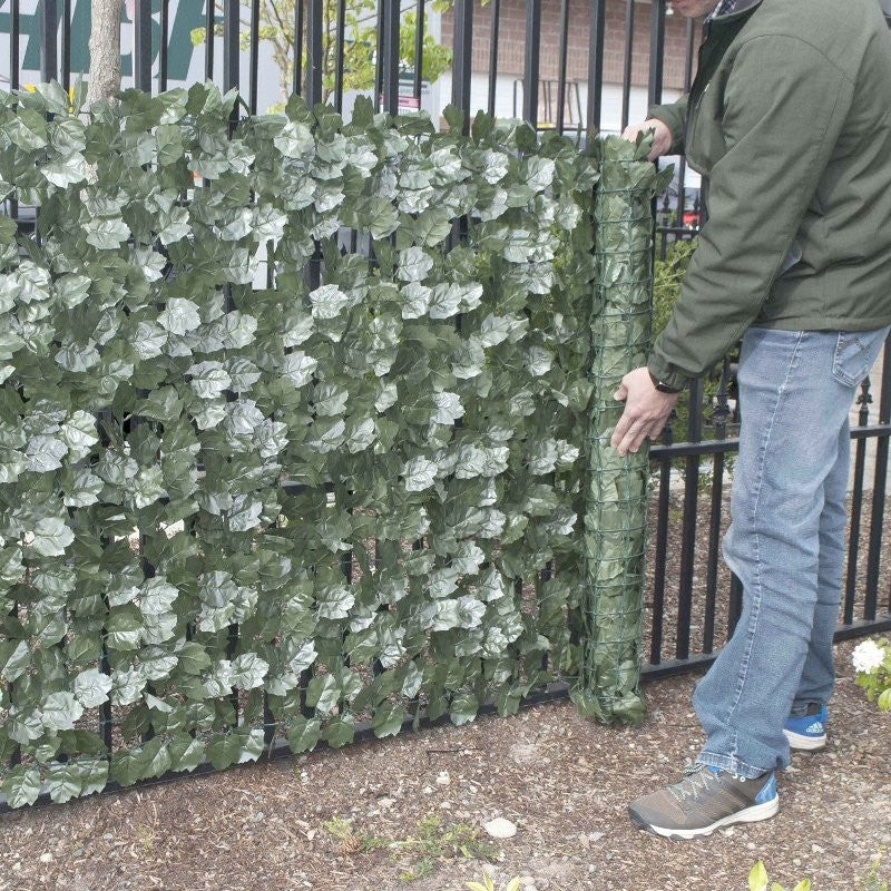 Faux Ivy Privacy Artificial Fence Screen Hedge Wall, 94"x39"