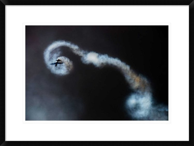 "Looping" Framed Digital Print by Ionut Harag, 30x22"