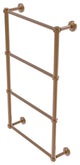 Waverly Place 4 Tier 24" Ladder Towel Bar, Brushed Bronze