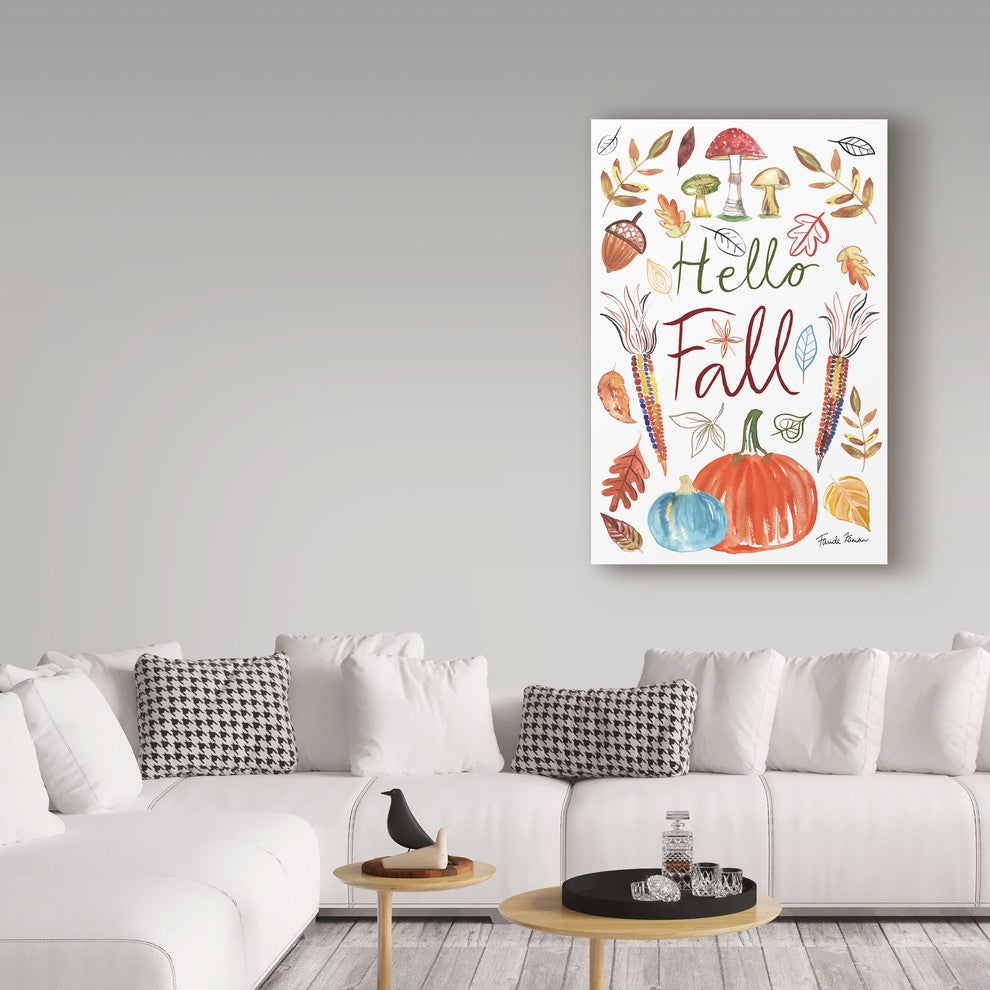 Farida Zaman 'Hello Fall I' Canvas Art, 32"x22"