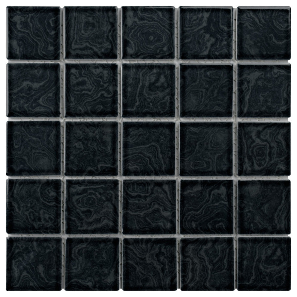 Resort Storm Black Porcelain Floor and Wall Tile