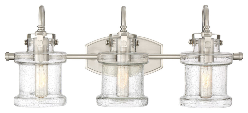 Quoizel DNY8603 Danbury 3 Light 24"W Bathroom Vanity Light - Brushed Nickel