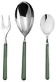 Fantasia Serving Set, Green, 3-Piece Set