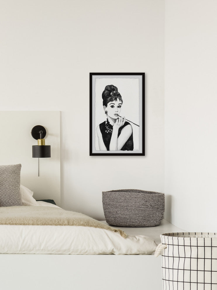 "Fabulous Shirley" Framed Painting Print, 30x45