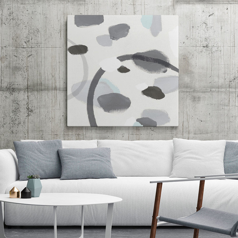 "Grey II" Museum Mounted Canvas Print, 20"x20"