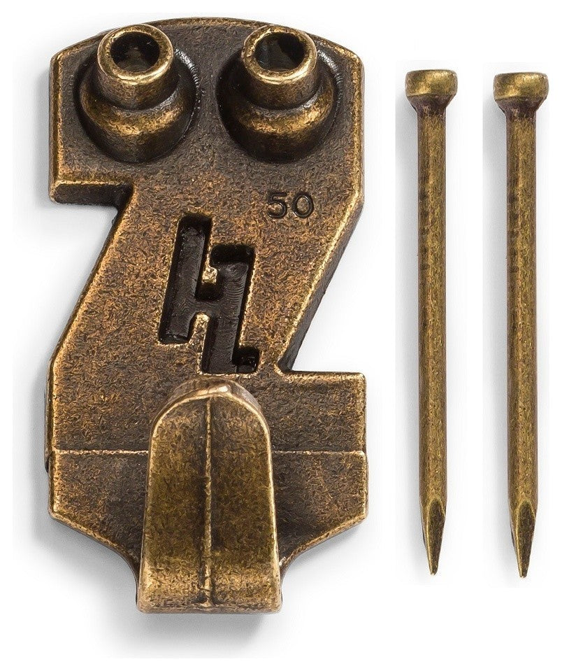 HangZ Gallery 50lb. Picture Hooks, 50-Pack