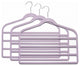 Slim-Line Lavender Multi Pant Hanger, Set of 3