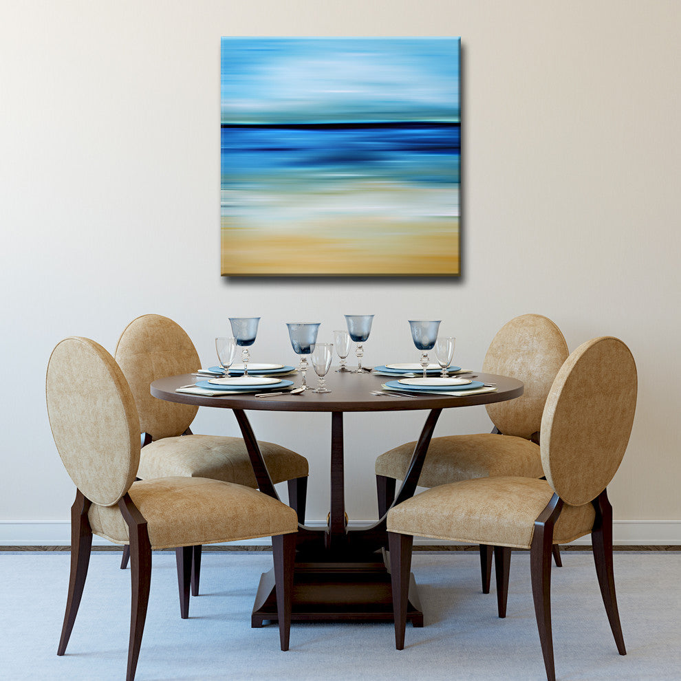 Ready2HangArt ''Blur Stripes IV'' Canvas Wall Art, 12 in. Highx12 in. Wide