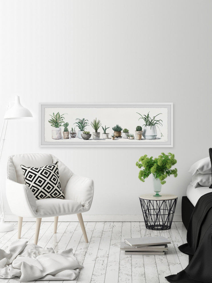"Tropical Gardens" Framed Painting Print