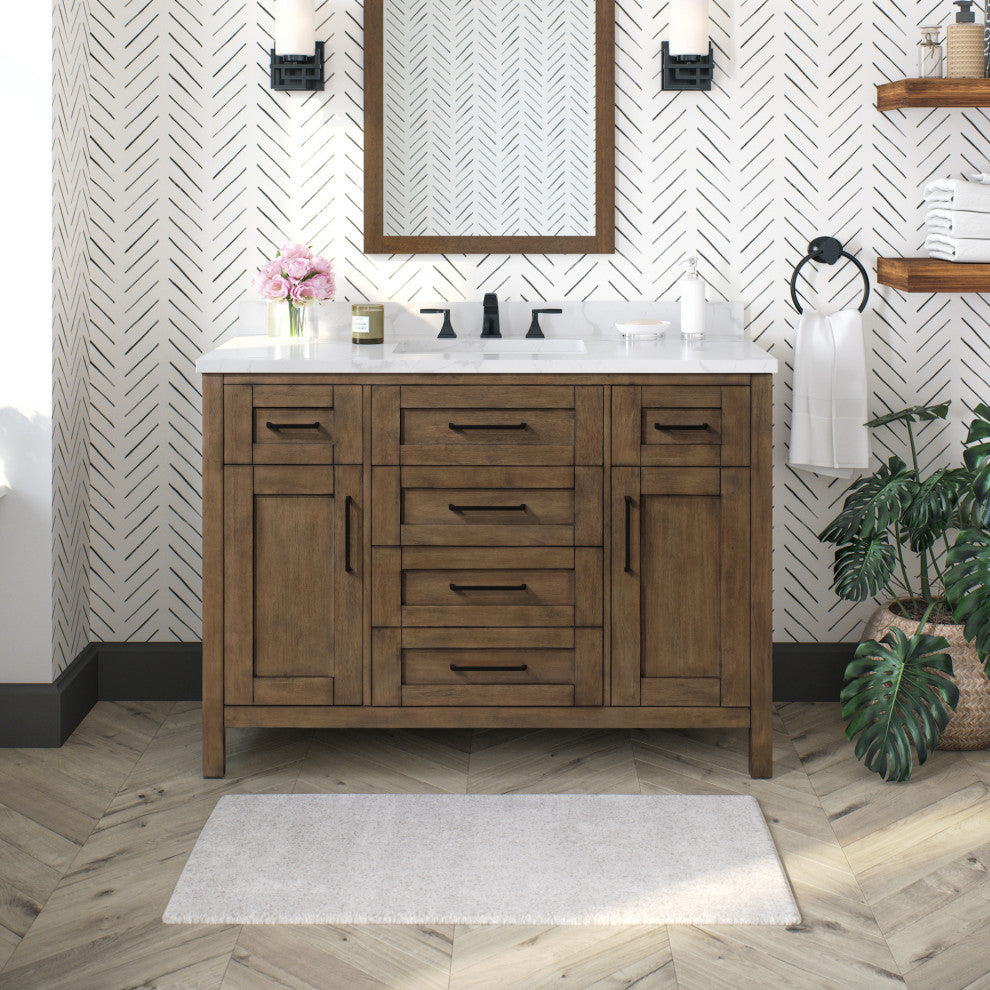 OVE Decors Tahoe Vanity, 48'' Almond Latte