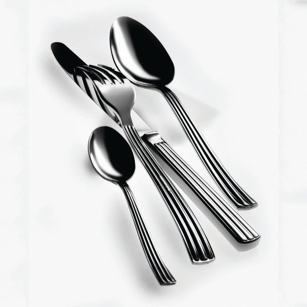 Sole Flatware Set 5-Piece Set, Mirror