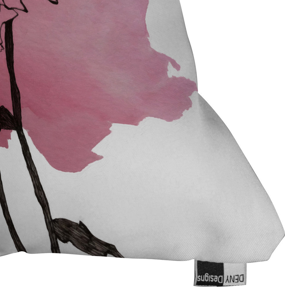 Deny Designs Morgan Kendall Peonies Outdoor Throw Pillow