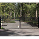 ALEKO DG16MILD Milan Style Dual Swing Steel Driveway Gate 16' Black