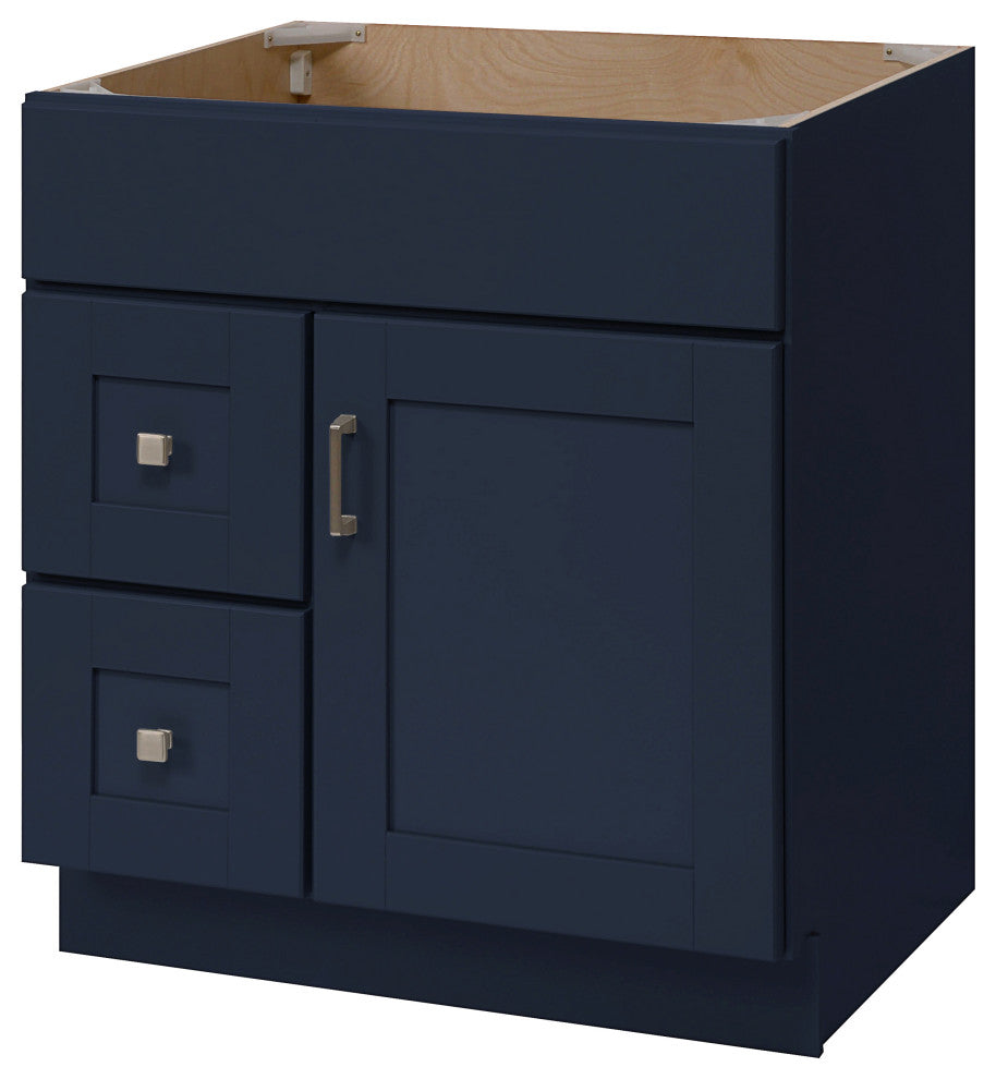 Blue Topaz 30" 1 Door 2 Drawer Left Vanity