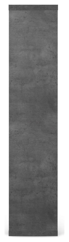Berlin 4 Levels Bookcase, 150 cm., Concrete Look