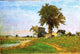 George Inness Old Elm at Medfield, 18"x27" Gallery Wrapped Canvas Print