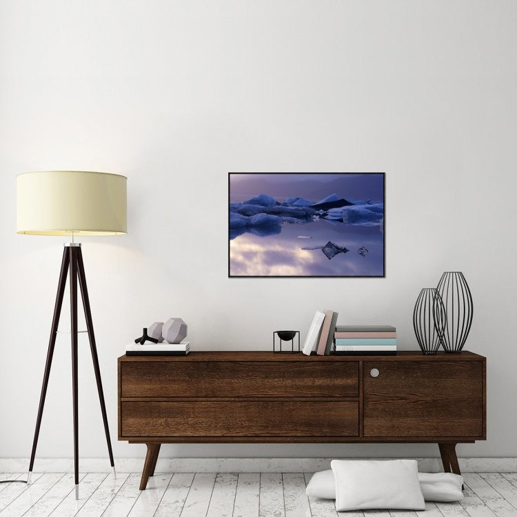 "Ice Dream" Framed Canvas Giclee by Alexey Kharitonov, 37x25"