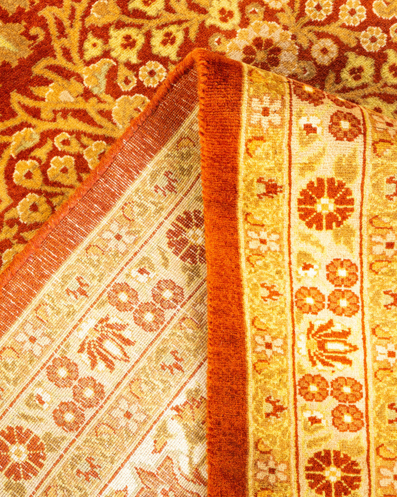 Khatun One-of-a-Kind Hand-Knotted Area Rug Orange, 8'3"x10'2"