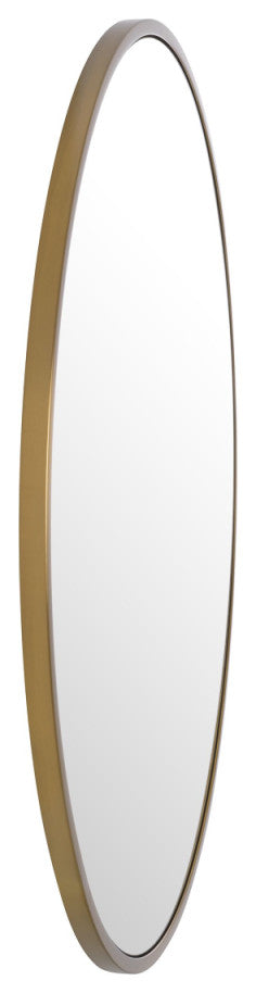 Brass Frame Round Mirror, Eichholtz Heath