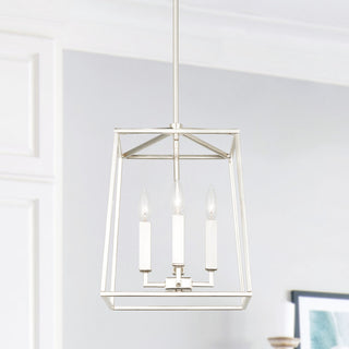 Capital Lighting 537641 Thea 4 Light 12"W Taper Candle Pendant - Aged Brass