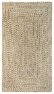Capel Sea Pottery Sandy Beach 0110_600 Braided Rugs - 4' X 6' Concentric