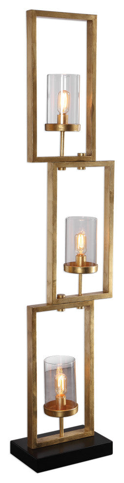 Uttermost Cielo Staggered Rectangles Floor Lamp
