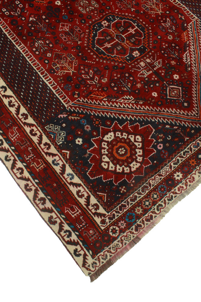 Fine Vintage Distressed Jarrett Red Rug