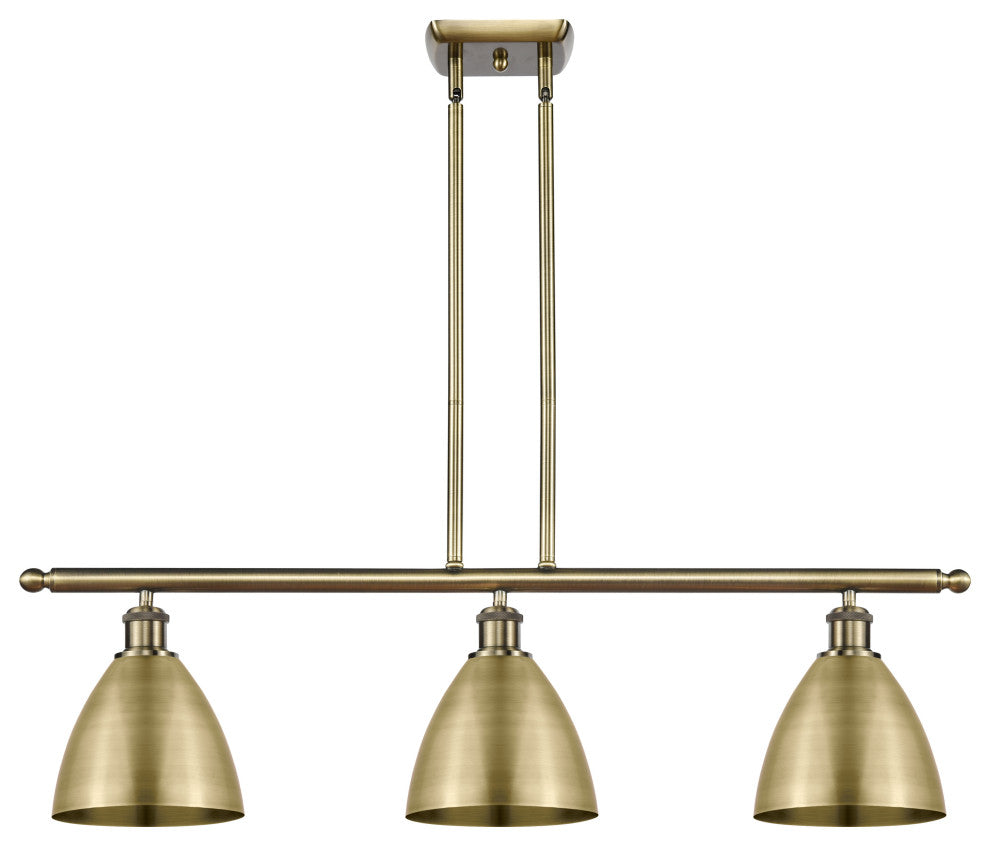 Ballston Dome Island Light, Antique Brass, Antique Brass