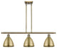 Ballston Dome Island Light, Antique Brass, Antique Brass