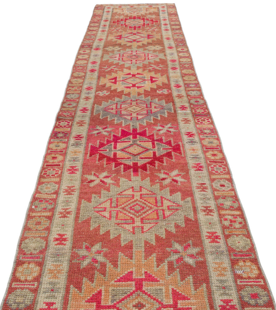 Vintage Turkish Runner Rug - 2' 7" x 13' 5" (31 in. x 161 in.)