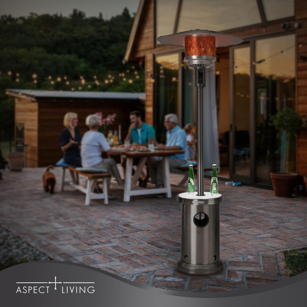 Aspect Living 65046 Patio Heater With LED Table