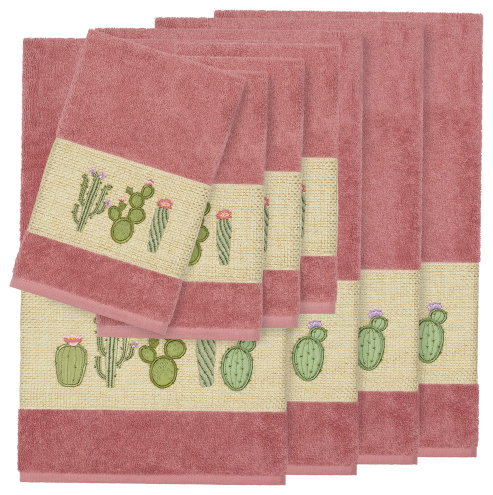 Mila 8 Piece Embellished Towel Set