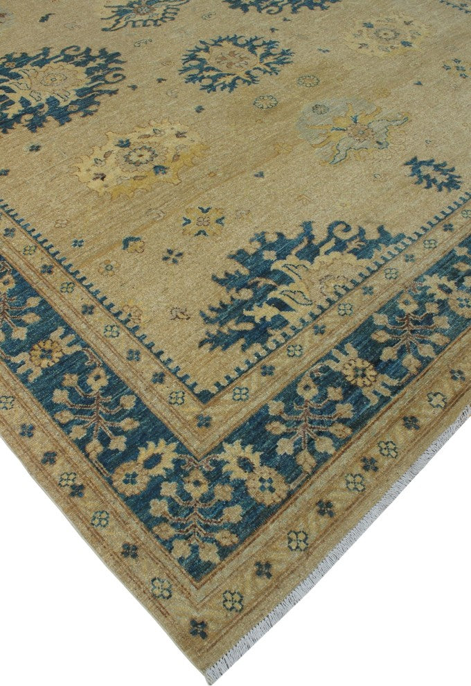 Yousafi Fine Chobi Zenobia Beige Rug 9''3"x11''9"