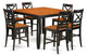 7-Piece Counter Height Dining Room Set, Dining Table And 6 Kitchen Bar Stool