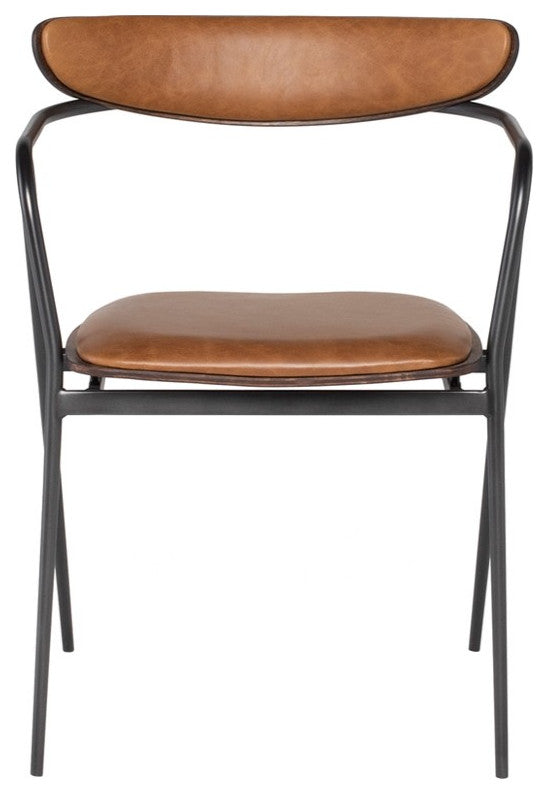 Gianni Desert Leather Dining Chair