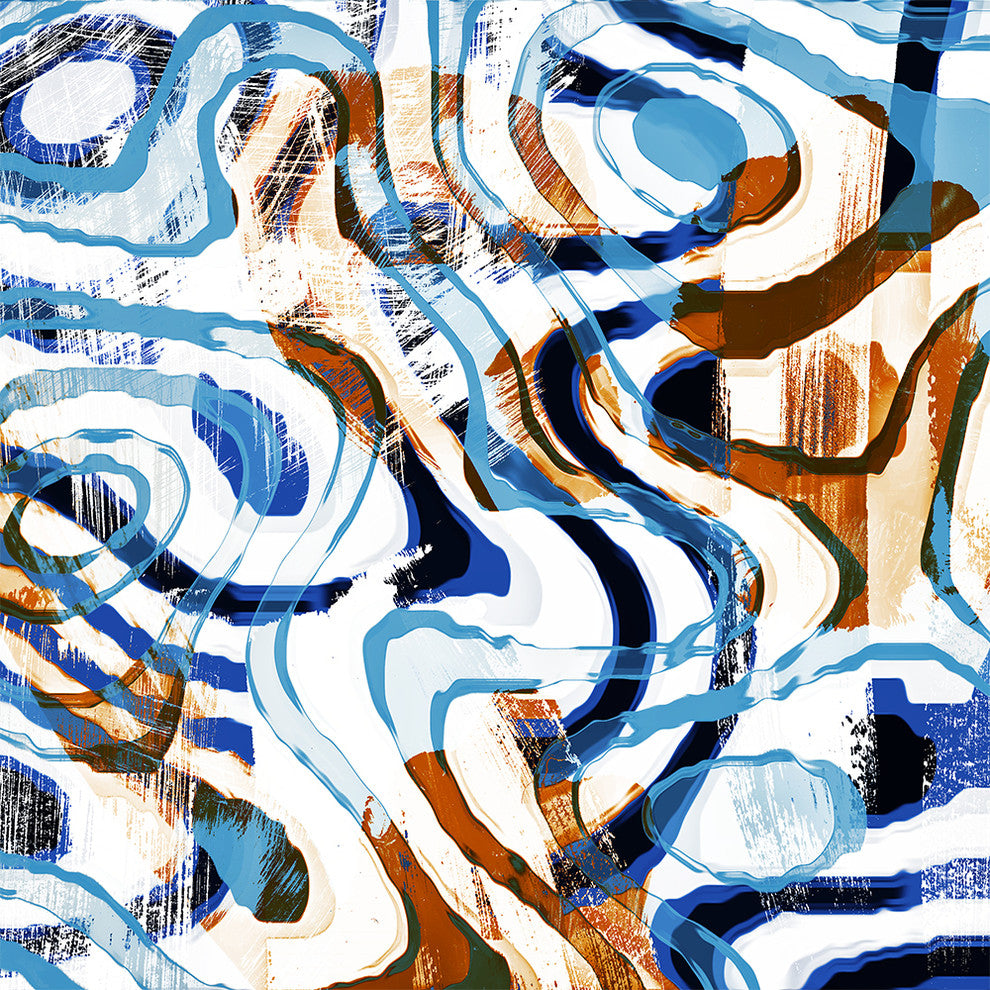 "Jazzy One" Paper, 30"x30"