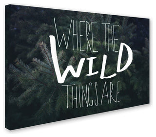 'Where the Wild Things Are' Canvas Art by Leah Flores