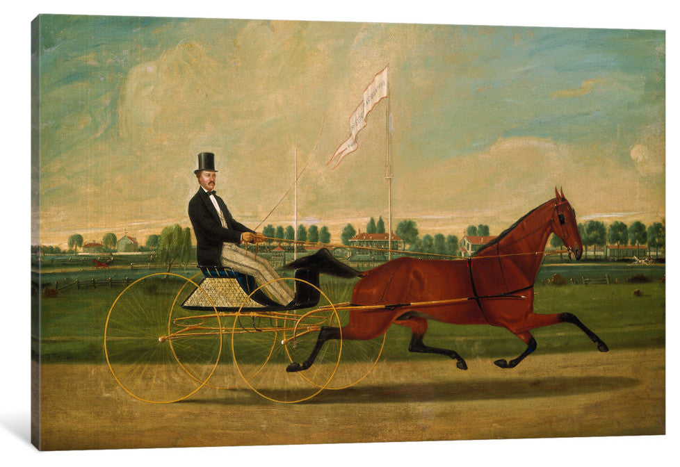 "Trotting Horse" by Charles Humphreys, 26x18x1.5"